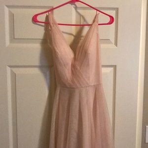 Pink bridesmaid dress